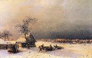 Ivan Aivazovsky, Moscow in Winter from the Sparrow Hills